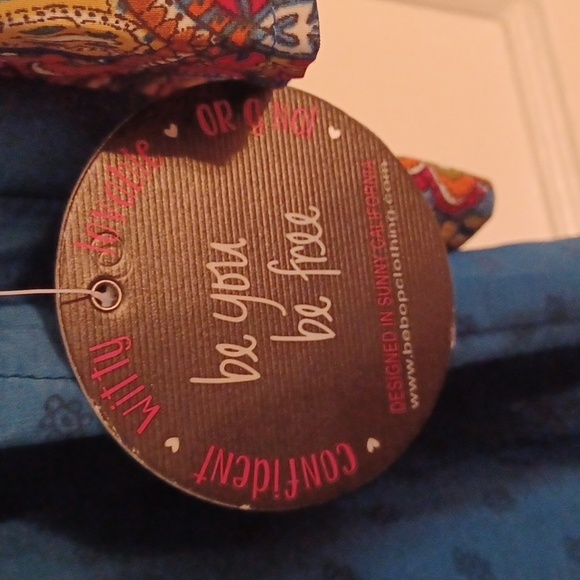 BeBop dress women's size xlarge  color wine, teal - Picture 4 of 6